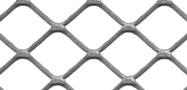 Square mesh expanded metal